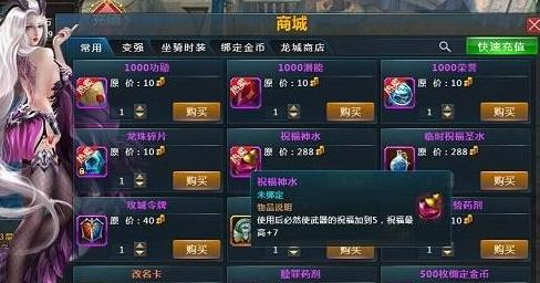 《斩龙传奇》游戏技巧大揭秘（掌握圣水和祝福油的使用技巧）