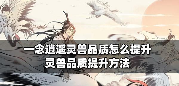 一念逍遥门派选择与灵兽培养技巧是什么？