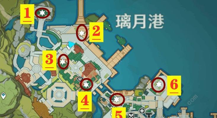 原神璃月观景点位置都在哪里？如何找到17个观景点？