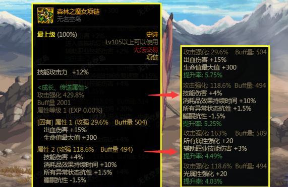 dnf机械师推荐佩戴哪种项链？