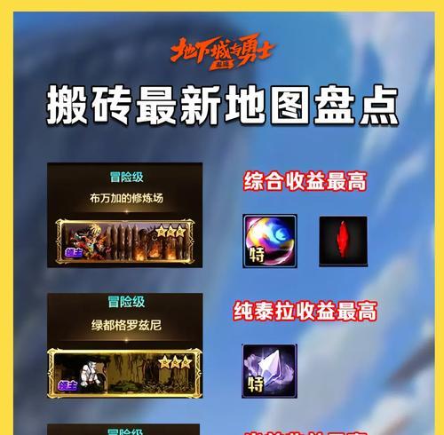 地下城现在搬砖为什么没收益？如何提高收益？