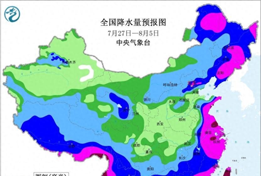 山东省！明天7月28号，新一轮降雨中心已定，中雨大雨分布如下！