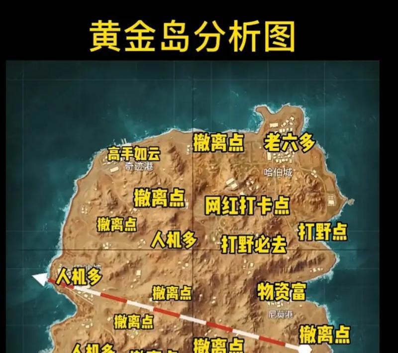 《和平精英》黄金岛资源分布排名大揭秘（掌握这些“秘密”）