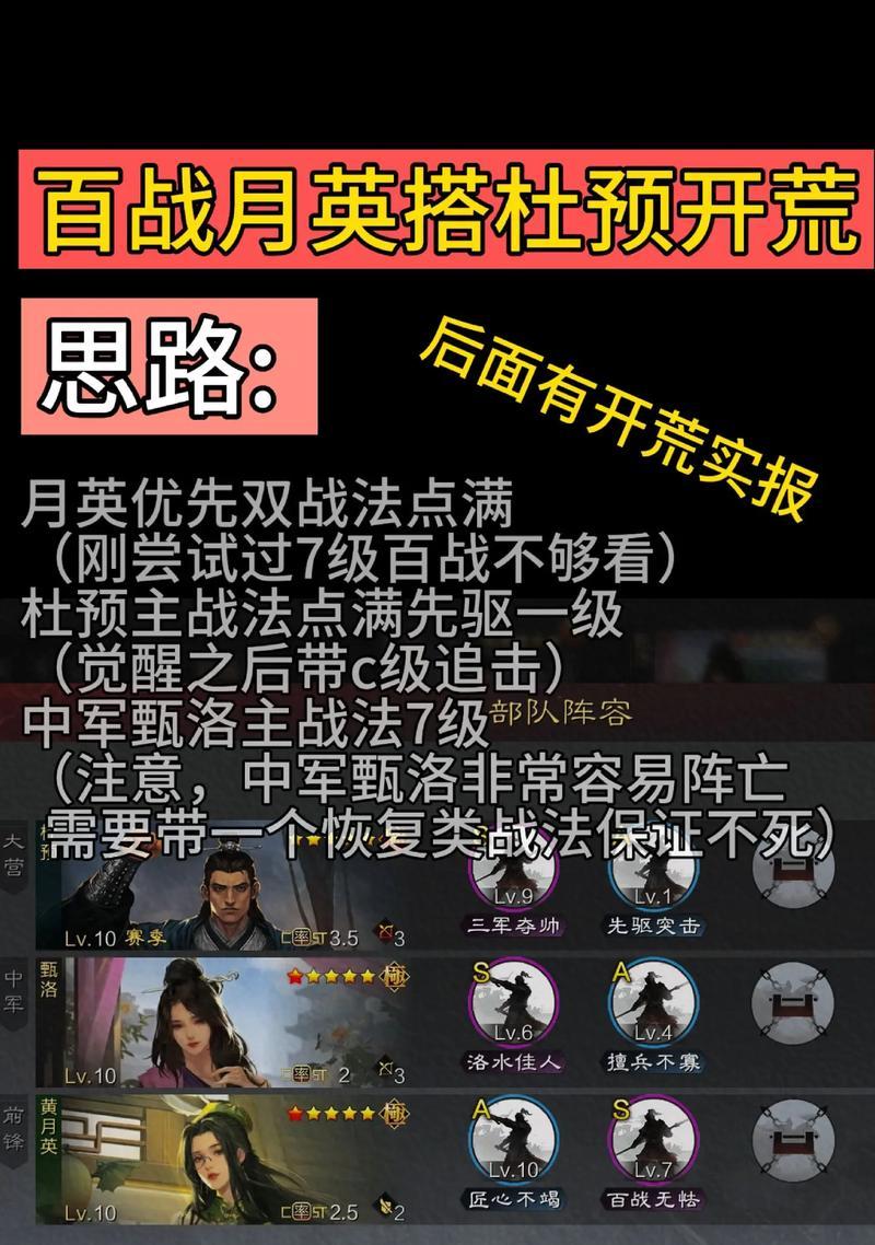 《征服与霸业开荒队伍搭配攻略》（打造最强开荒团）